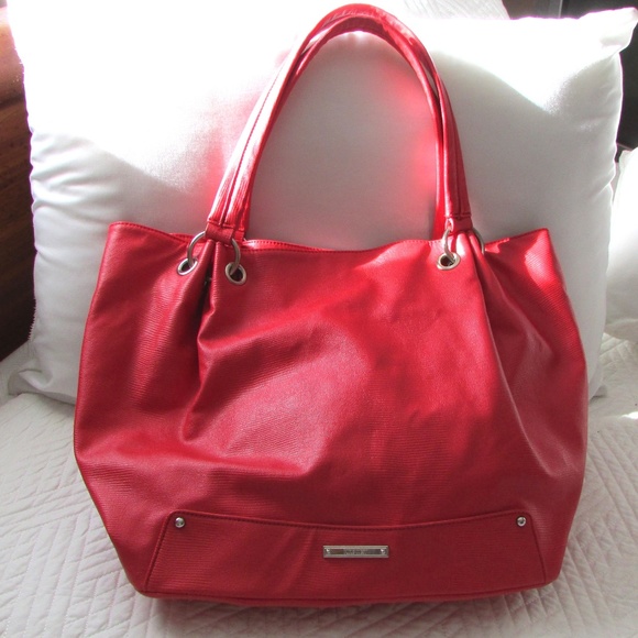 Nine West Handbags - Nine West Red/Orange Satchel Shoulder Bag